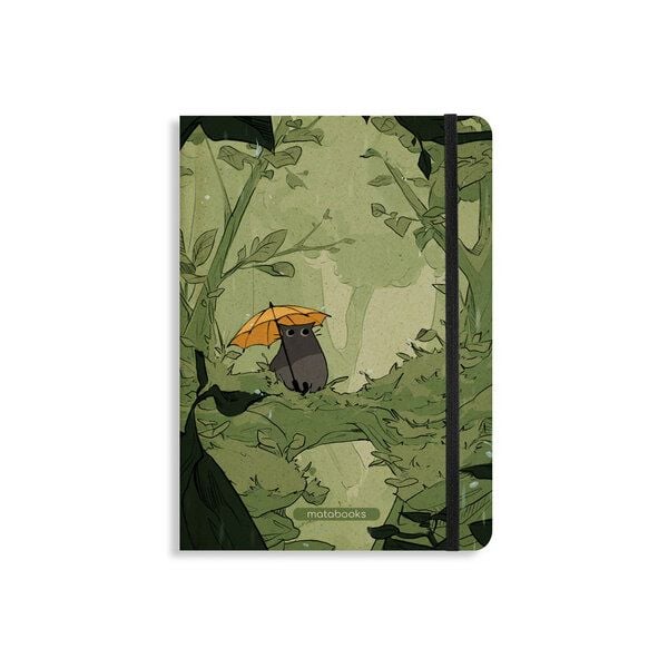 matabooks® Nachhaltiges A5 Notizbuch/Journal/Schreibheft aus Süßgraspapier – Nari (punktiert) von matabooks®