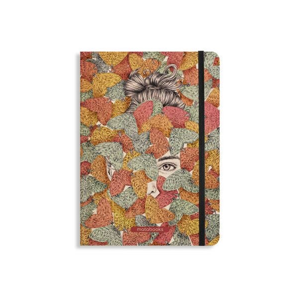 matabooks® Nachhaltiges A5 Notizbuch/Journal/Schreibheft aus Süßgraspapier – Nari (punktiert) von matabooks®