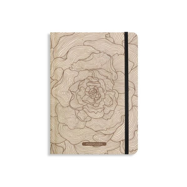 matabooks® Nachhaltiges A5 Notizbuch/Journal/Schreibheft aus Süßgraspapier – Nari (punktiert) von matabooks®