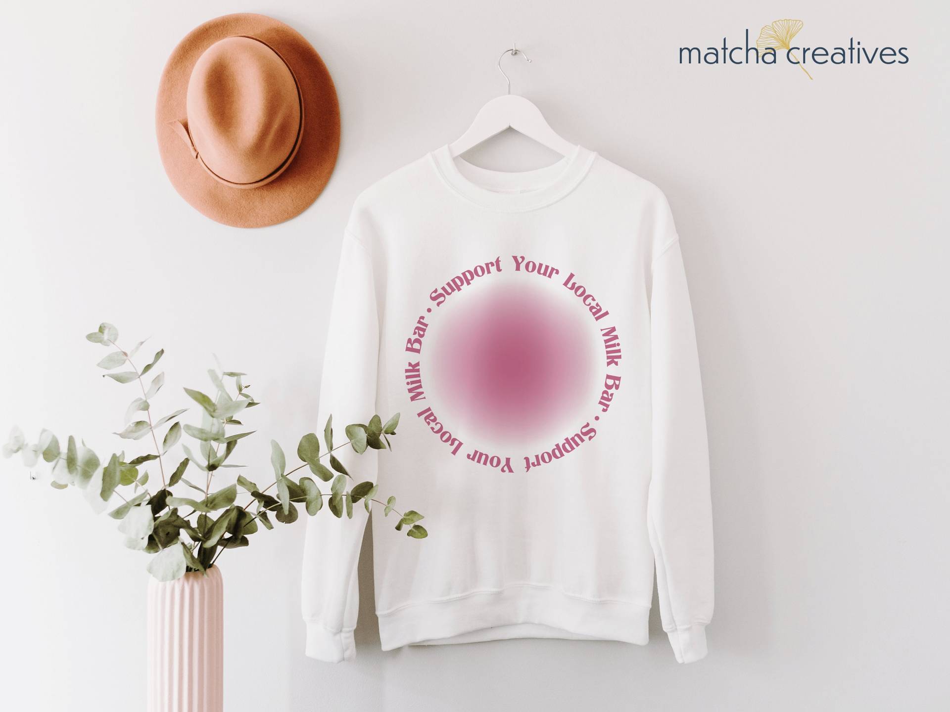 Unterstützen Sie Ihre Lokale Milchbar Sweatshirt | Stillshirt Mama Geschenk Mutterschaft T-Shirt Hebamme Doula Stillberaterin Tshirt von matchacreatives