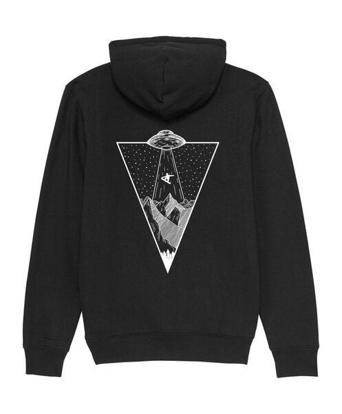 mate Snowboard Spaceship Unisex Premium Hoodie von mate