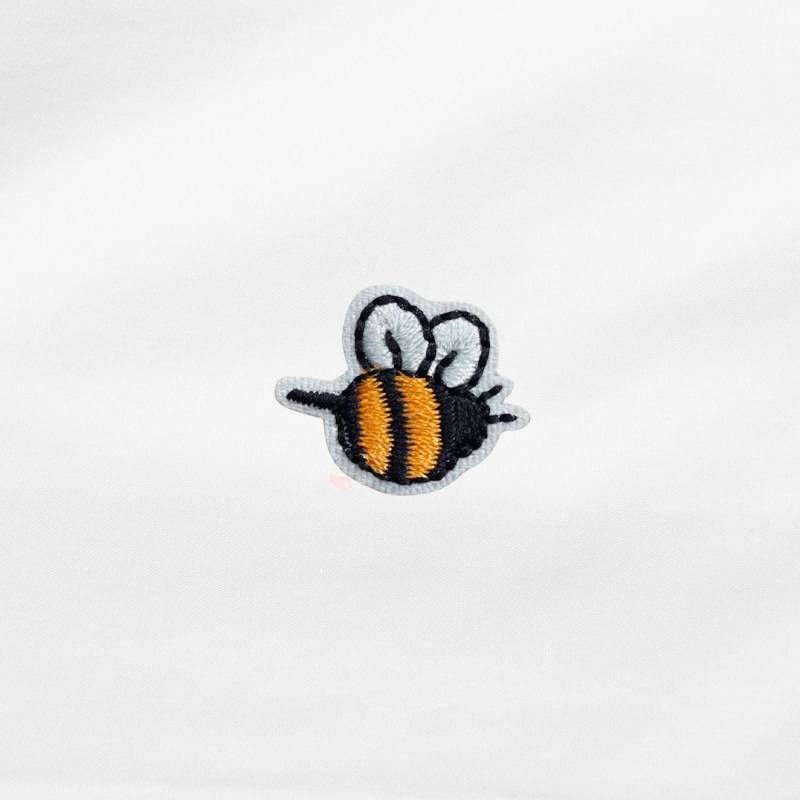 Aufnäher Gestickte Mini Biene Patch Bügelbild Für Kleidung & Taschen A5 von material4DIY