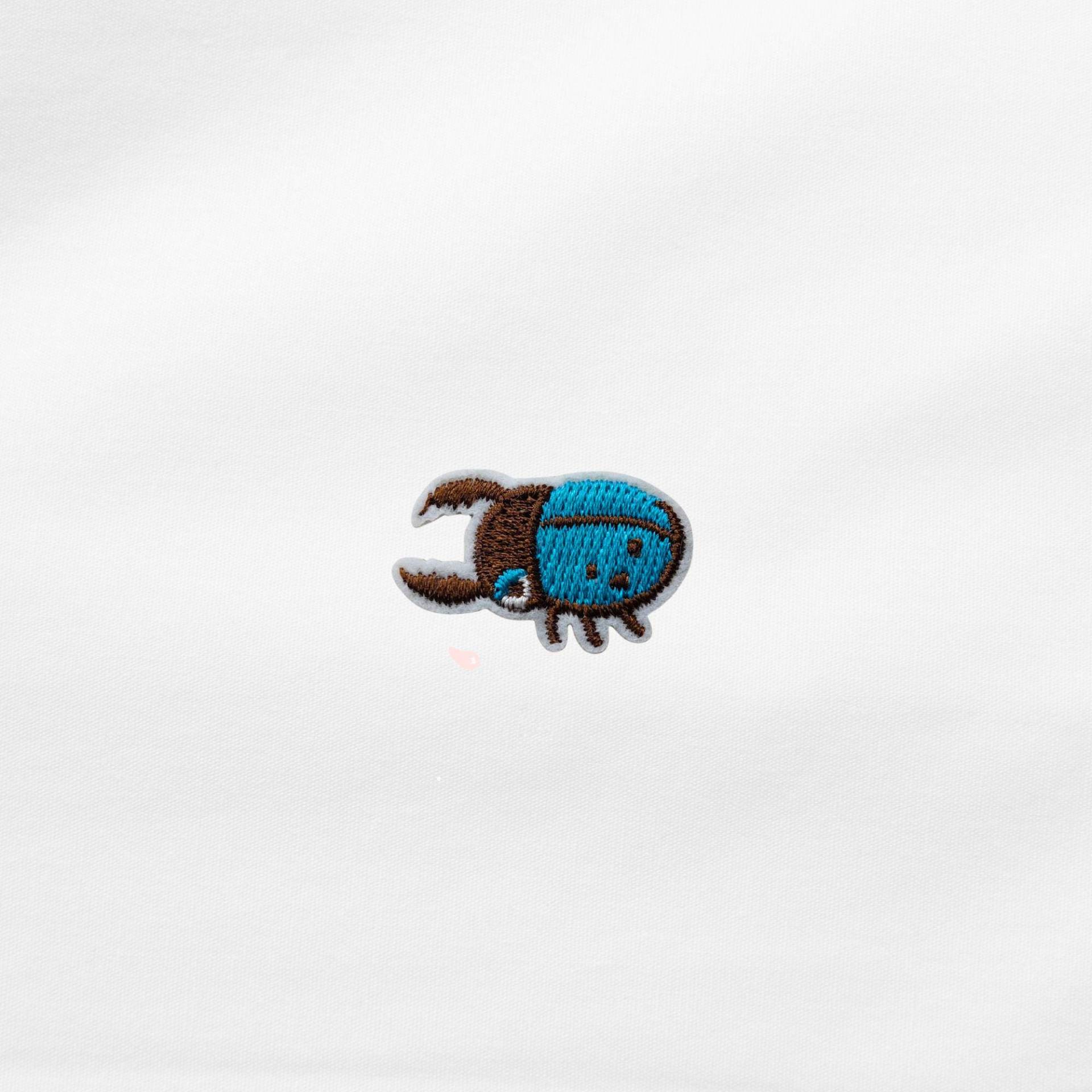 Aufnäher Gestickter Hirschkäfer Patch Bügelbild Für Kleidung & Taschen. A31 von material4DIY