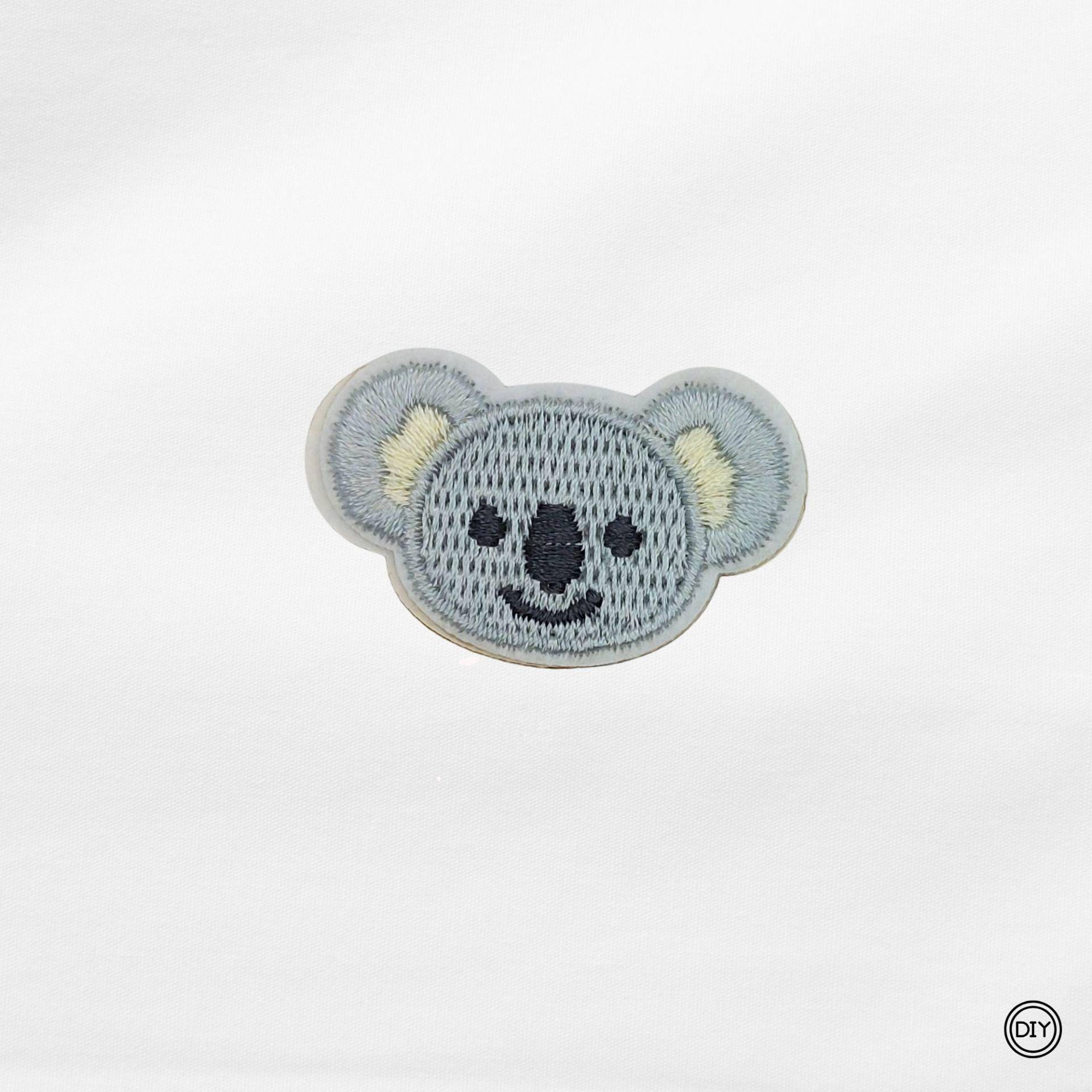 Aufnäher Gestickter Mini Koala Patch Bügelbild Für Kleidung & Taschen. A20 von material4DIY
