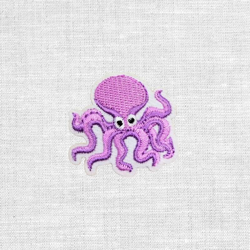 Aufnäher Oktopus Krake Patch Bügelbild Für Kleidung & Taschen Farbwahl A67 von material4DIY