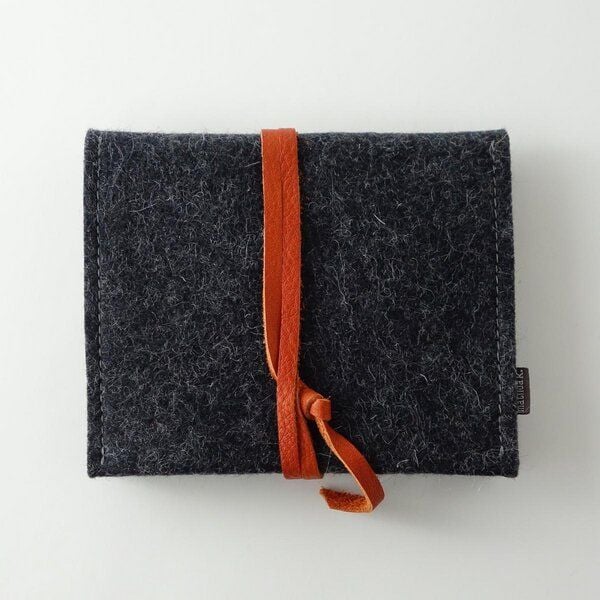 matilda k. manufaktur Schmuckaufbewahrung 'schmucknest' groß aus Wollfilz anthrazit 'alice' von matilda k. manufaktur