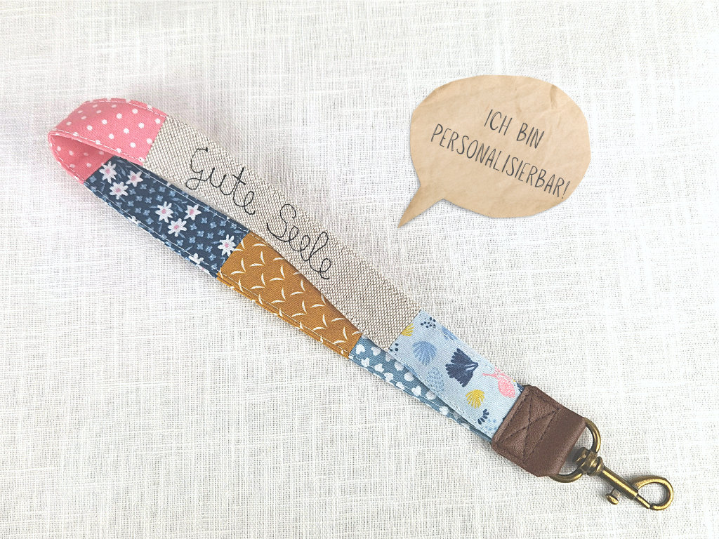 Schlüsselband, Schlüsselband Lang Und Kurz, Personalisiertes Mit Spruch/Name, Schlüsselanhänger von maubisshop