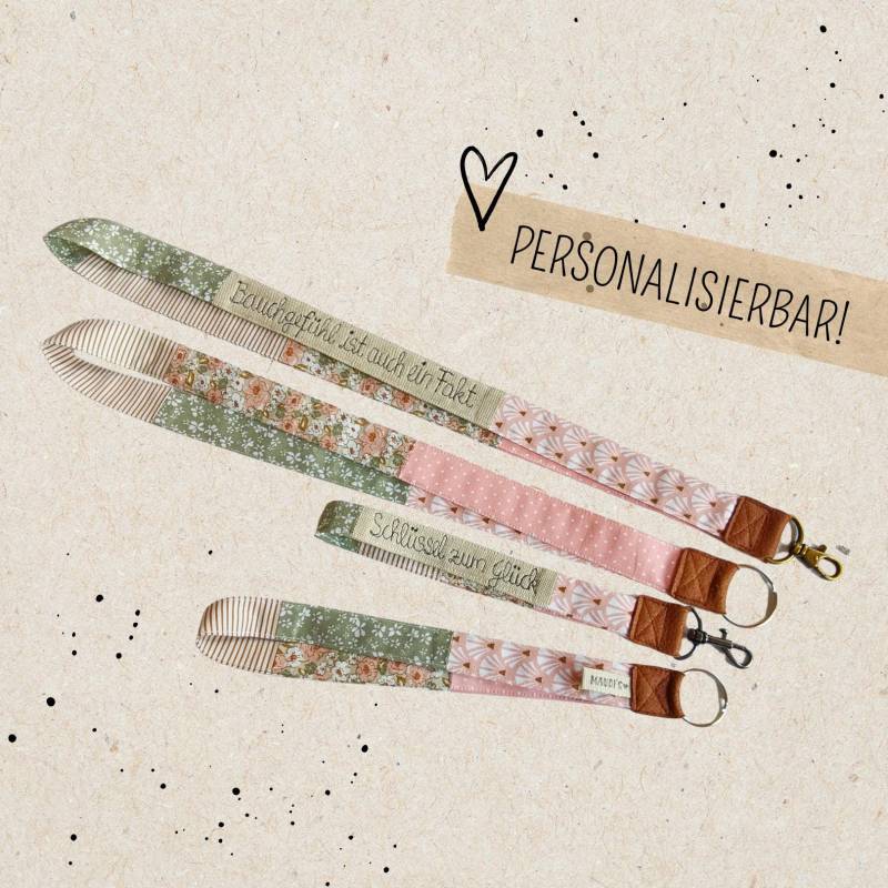 Schlüsselband, Schlüsselband Lang Und Kurz, Personalisiertes Mit Spruch/Name, Schlüsselanhänger Schlüsselband, Schlüsselband Lang Und Kurz, Personalisiertes Mit Spruch/Name, Schlüsselanhänger von maubisshop