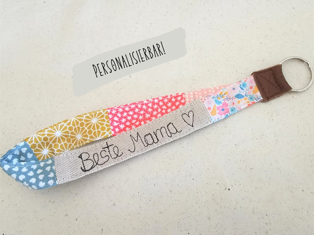Schlüsselband, Schlüsselband Lang Und Kurz, Personalisiertes Mit Spruch/Name, Schlüsselanhänger von maubisshop