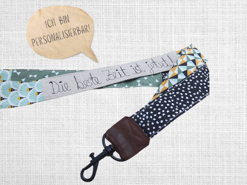 Schlüsselband, Schlüsselband Lang Und Kurz, Personalisiertes Mit Spruch/Name, Schlüsselanhänger von maubisshop