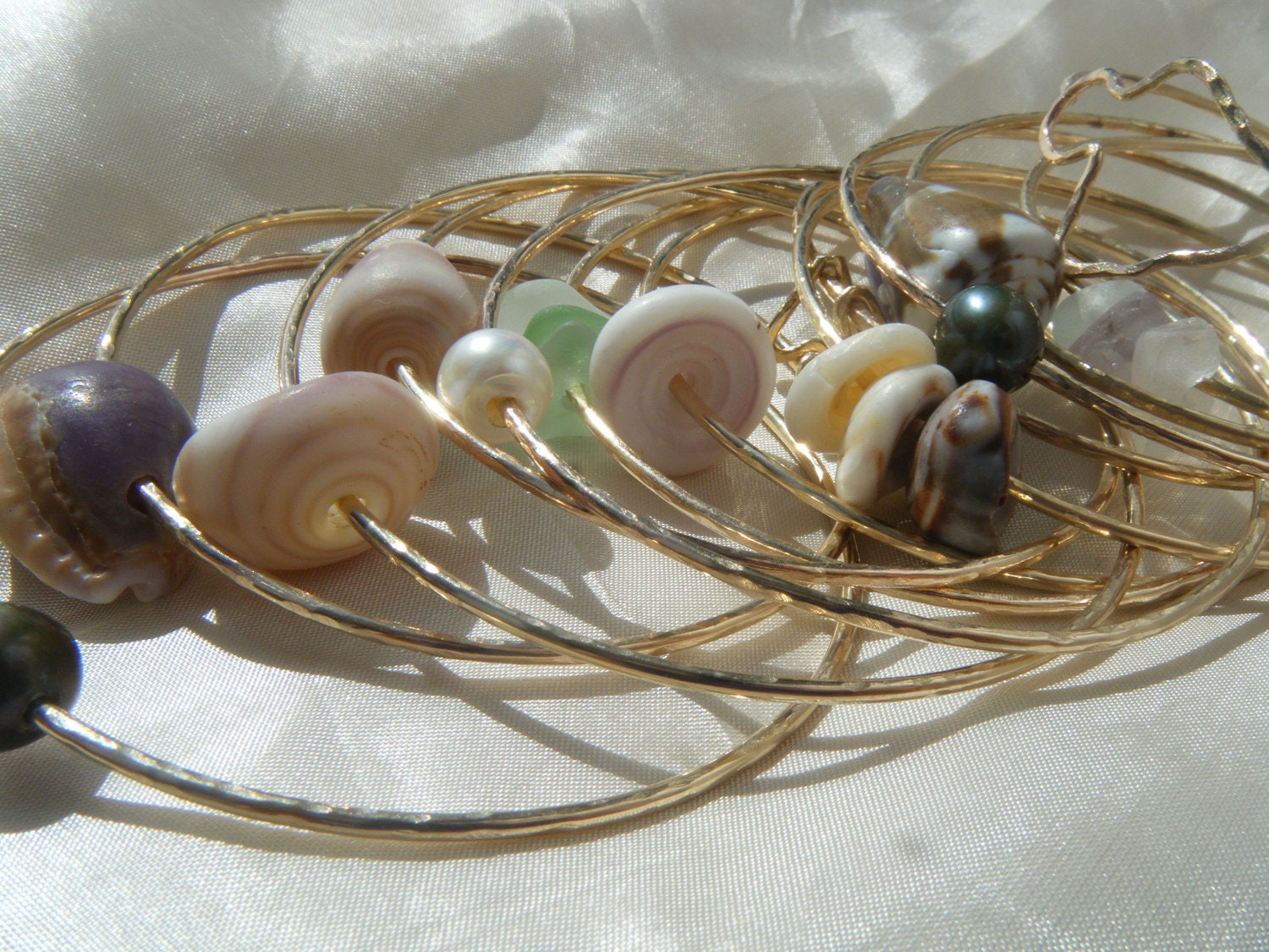 Custom 14G Armreif Gold Filled von mauioceanjewelry