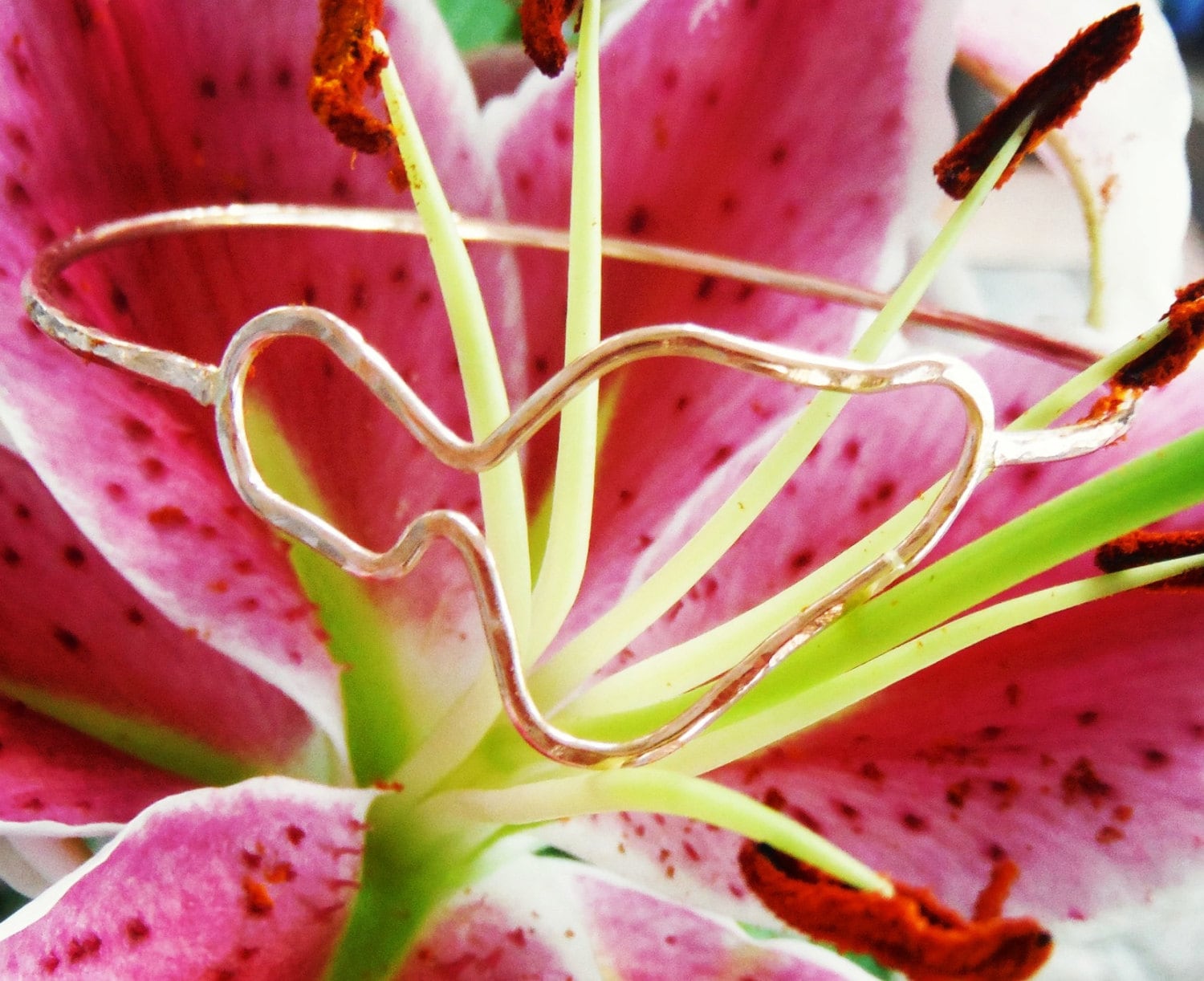 Dicker 14G Gold Maui Armreif von mauioceanjewelry