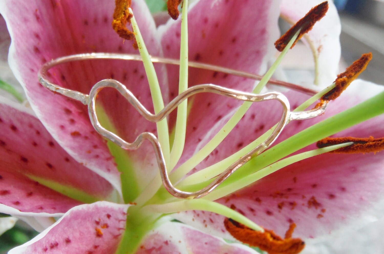 Dicker 14G Gold Maui Armreif von mauioceanjewelry