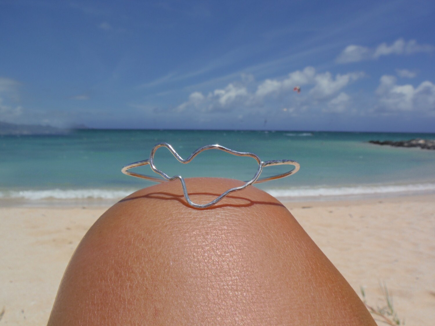 Dicker 14G Sterling Silber Maui Armreif von mauioceanjewelry