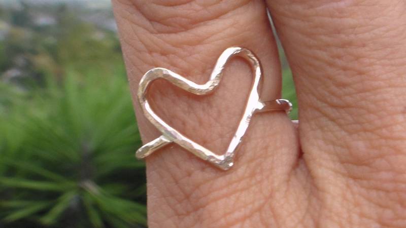 Gold Filled Herz Ring von mauioceanjewelry