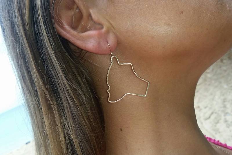 Gold Filledbig Island Ohrringe von mauioceanjewelry