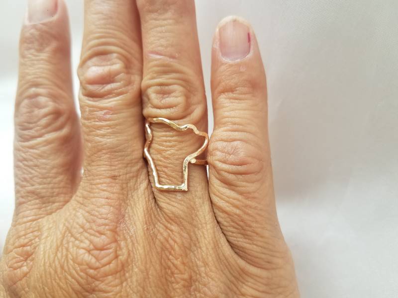 Großer Insel Ring von mauioceanjewelry