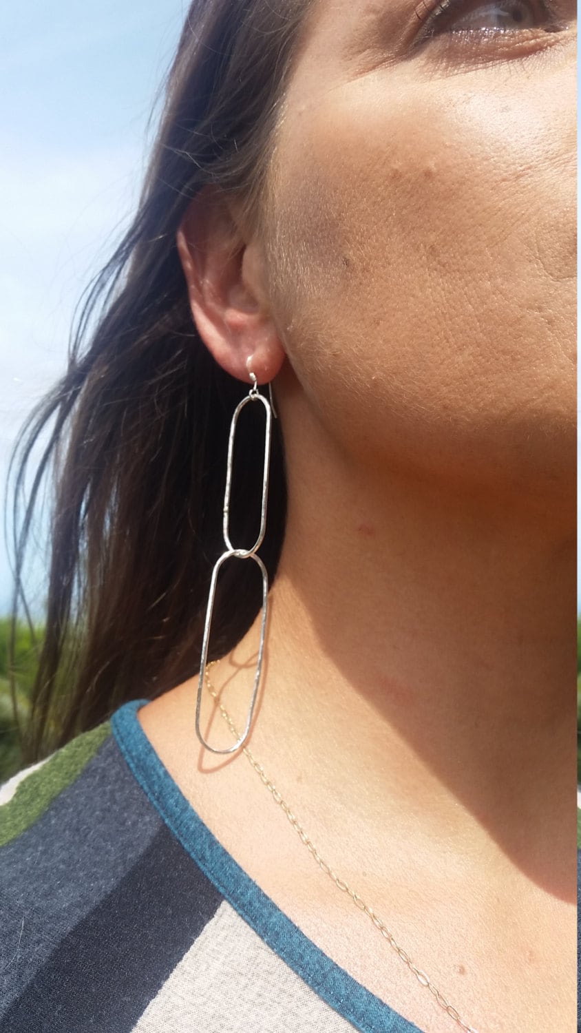 Ss Double Ovale Reifen von mauioceanjewelry