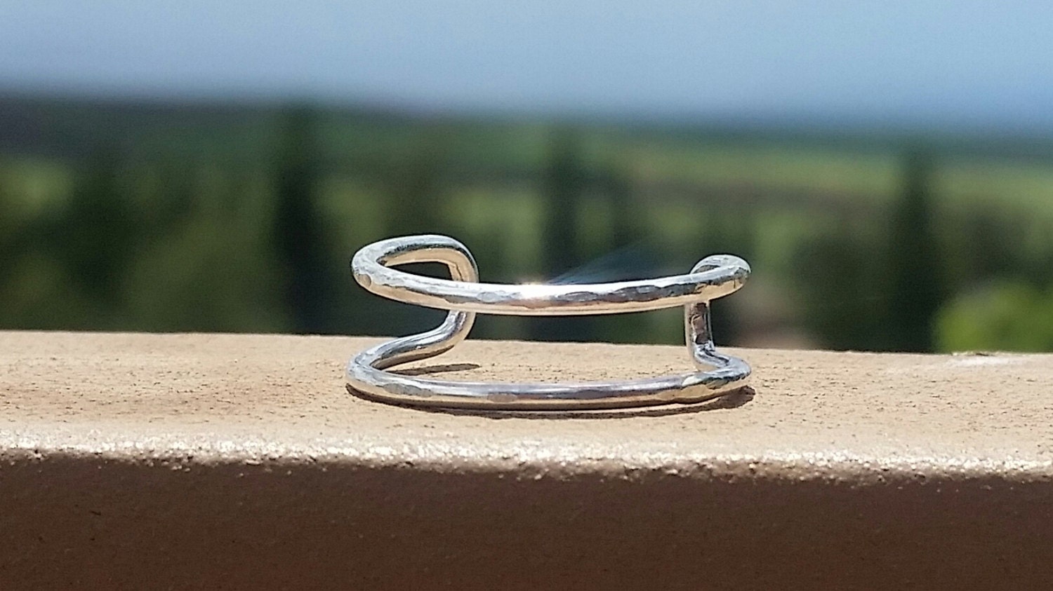 sterlingsilber Manschettenring von mauioceanjewelry