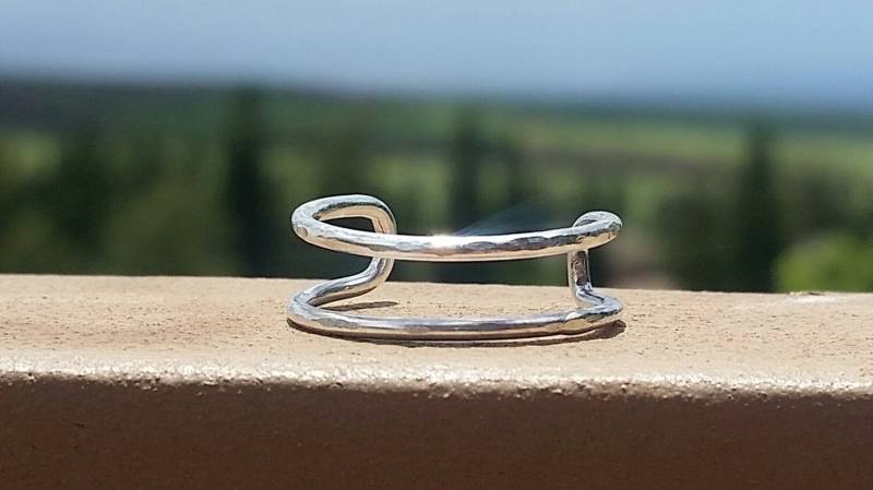 sterlingsilber Manschettenring von mauioceanjewelry