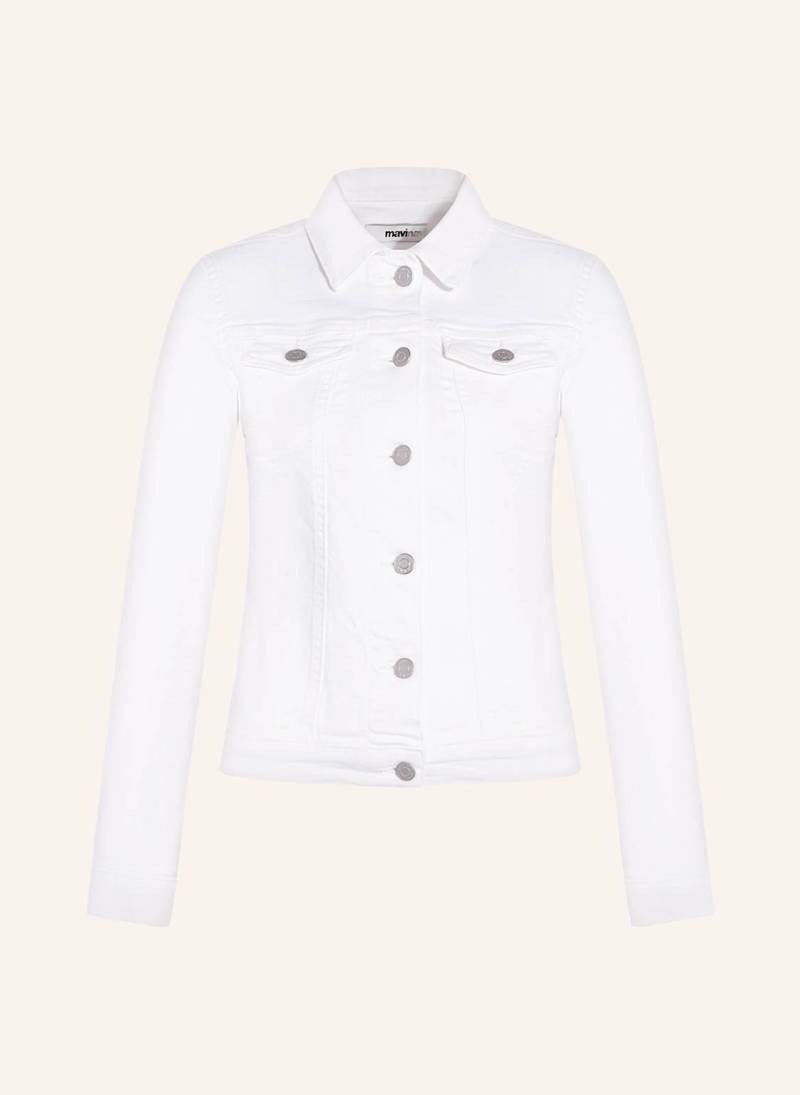 Mavi Jeansjacke Daisy weiss von mavi