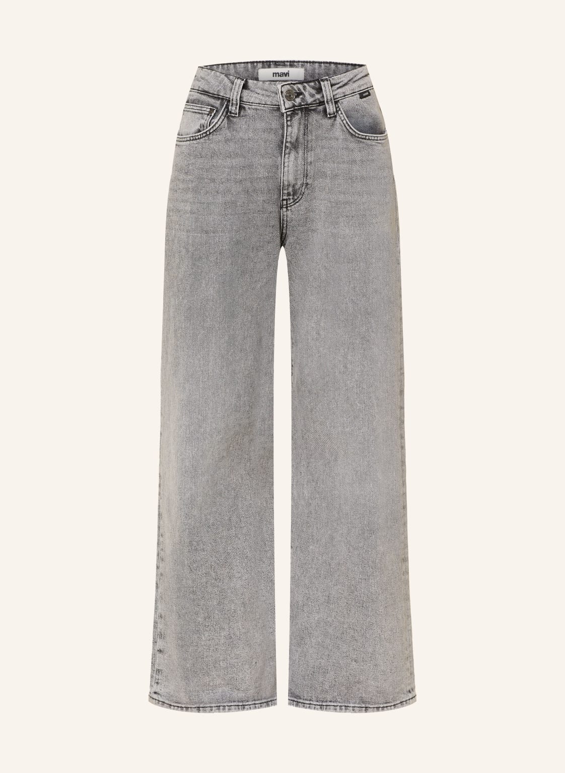 Mavi Wide Leg Jeans Malibu grau von mavi