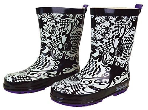 maximo Gummistiefel Alice, Alice im Wunderland, schwarz/weiß (34) von maximo