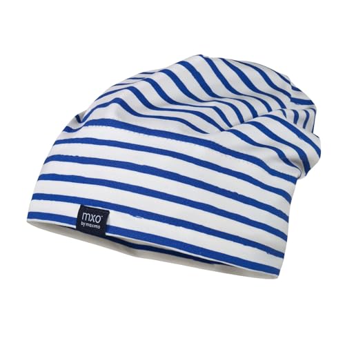 MaxiMo Jungen Mütze/Beanie 43500 1351 in blau, Kleidergröße:51, Farbe:Blau von maximo