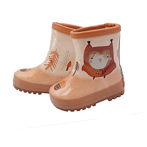 maximo® Mädchen Gummistiefel gefüttert Eule, Größe:25, Präzise Farbe:Cork Washed von maximo