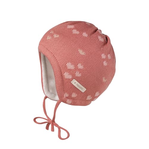 maximo Baby Girl-Mütze, ausgenäht Jacquard Herz Made in Germany von maximo