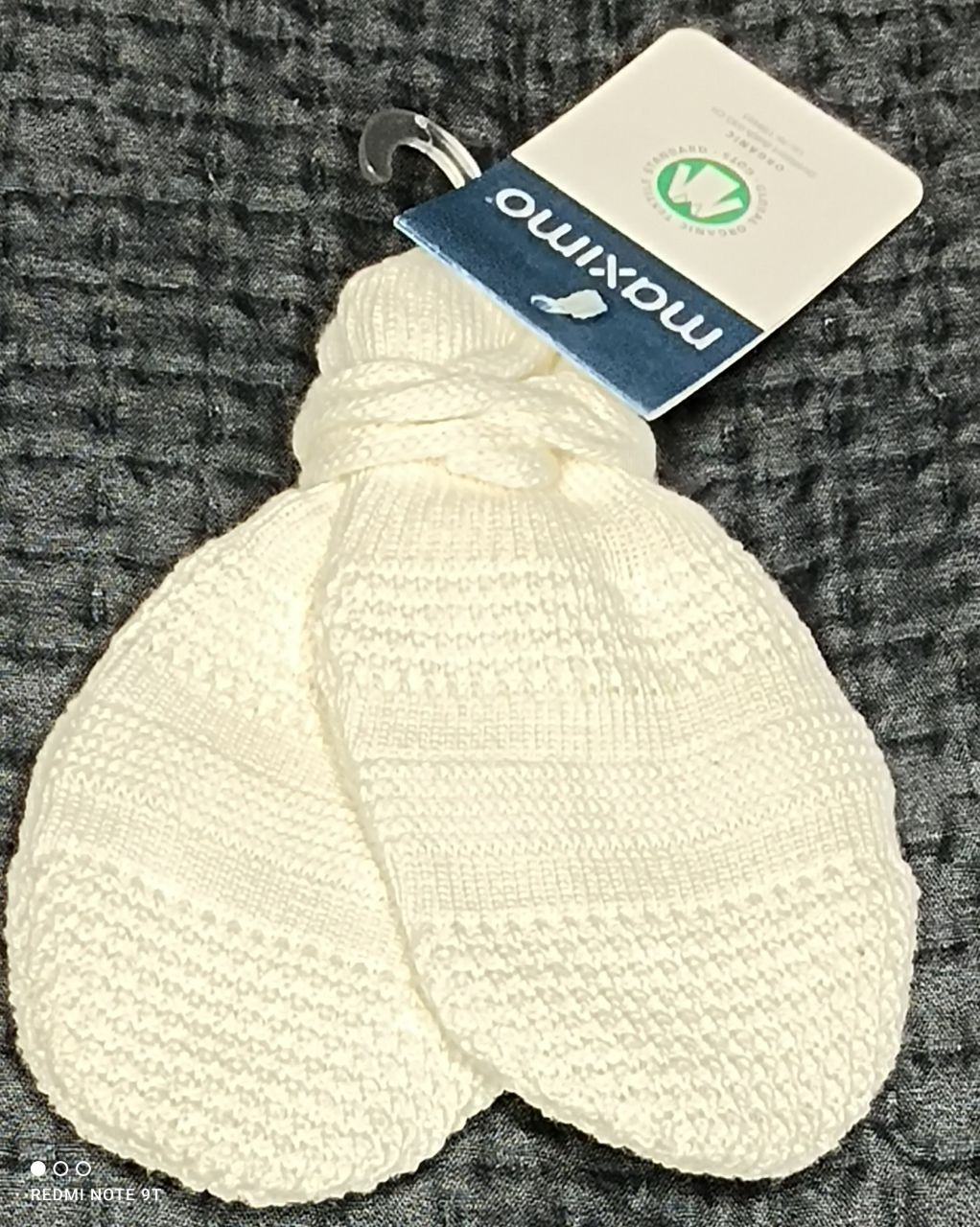 maximo Baby Handschuhe Fäustlinge offwhite von maximo