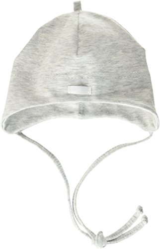 maximo Baby-Jungen Bindeband Mütze, Grau (Silbermeliert 82), 43 von maximo