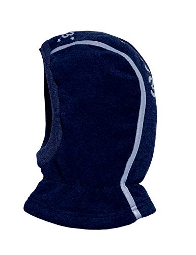 maximo Baby-Jungen Schlupfhaube 1-2-3 mit Reflektstreifen Mütze, Blau (Navy 48), (Herstellergröße: 49) von maximo