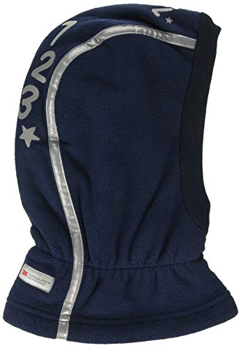 maximo Baby-Jungen Schlupfhaube 1-2-3 mit Reflektstreifen Mütze, Blau (Navy 48), (Herstellergröße: 49) von maximo