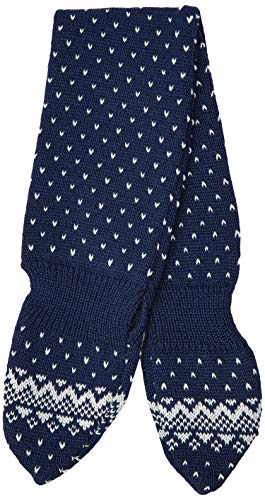 maximo Baby-Jungen mit Einsteckschlaufe und Pünktchenmuster Schal, Blau (Navy/Hellgraumel. 4888), (Herstellergröße: One Size) von maximo