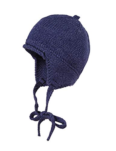 maximo Baby-Jungen mit Jerseyfutter und Bindeband Mütze, Blau (Navy 48), (Herstellergröße: 39) von maximo