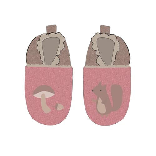maximo Lauflernschuhe Eichhörnchen Anti-Rutsch-Sohle, Futter Kunstfell Wollfleece von maximo