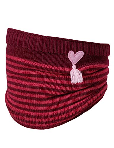 maximo Baby-Mädchen Tube Herzchen Mütze, Rot (Rouge 42), (Herstellergröße: One Size) von maximo