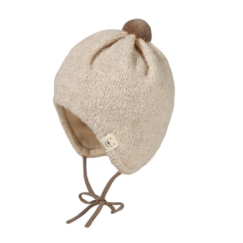 maximo Baby-Mütze, ausgenäht Minipompon, Futter Made in Germany maximo Baby-Mütze, ausgenäht Minipompon, Futter Made in Germany von maximo