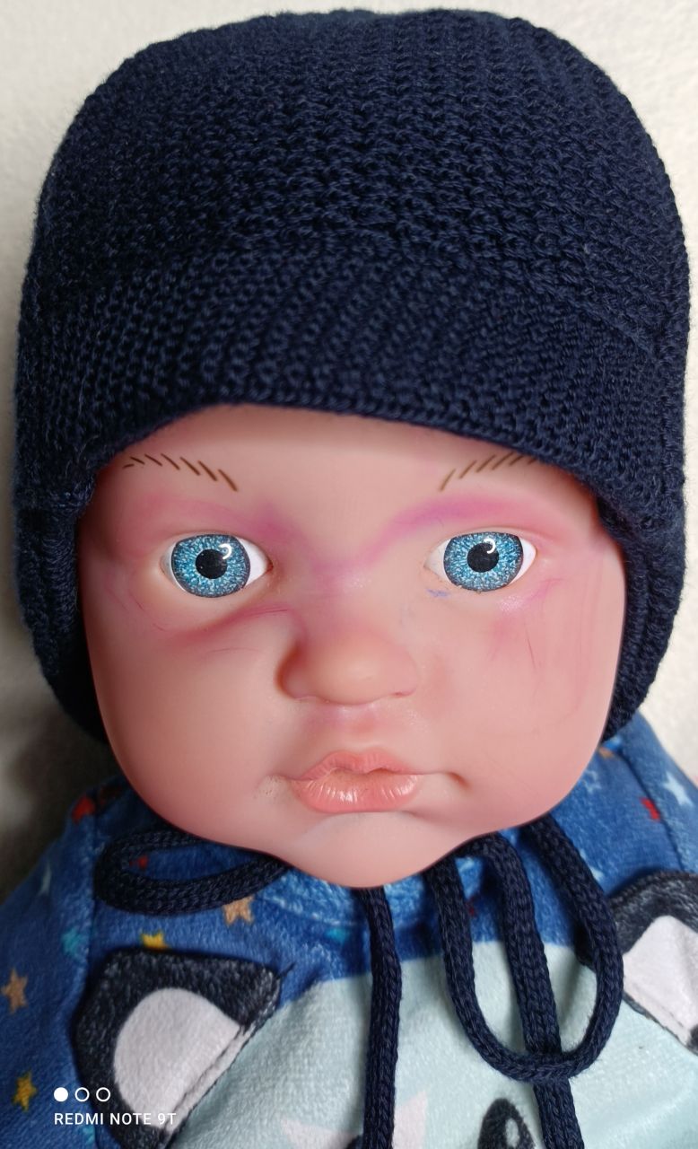 maximo Babymütze Strickmütze navy unisex von maximo