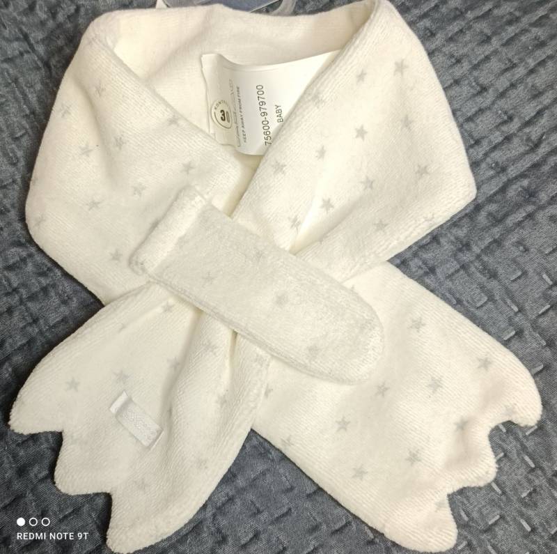 maximo Babyschal unisex weich weiß Fleece von maximo