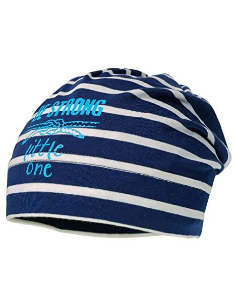 maximo Beanie Be Strong Mütze, Blau Junge von maximo