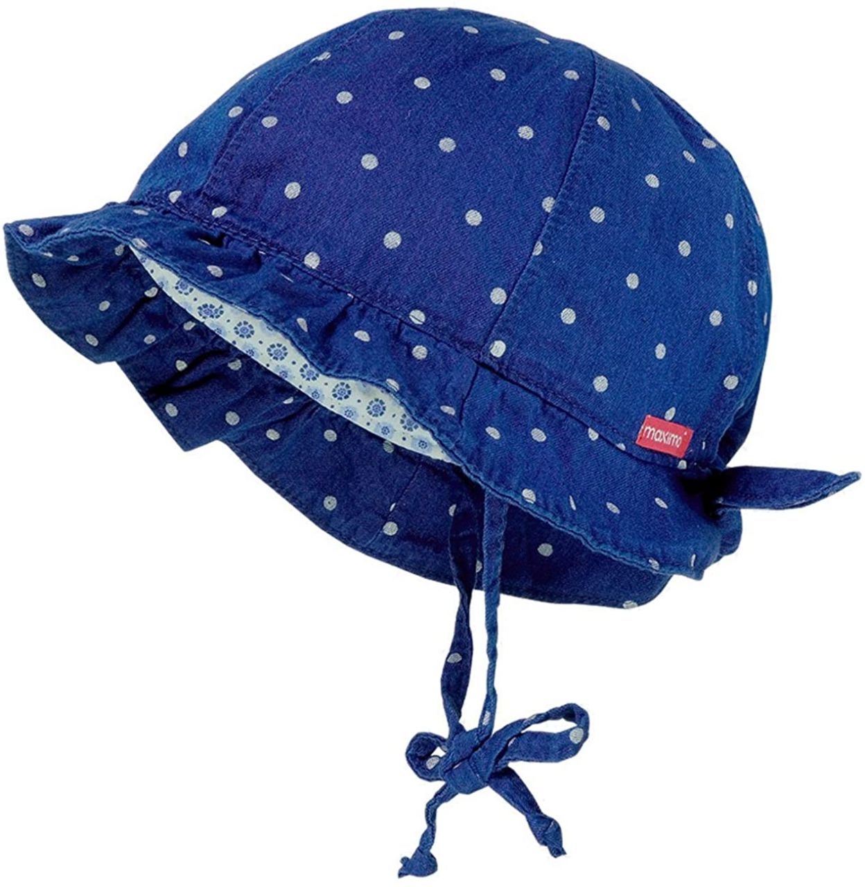 maximo Bindemütze Flapper Jeans Pünktchen von maximo