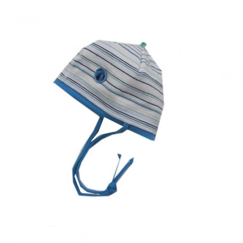 maximo Bindemütze Junge weiß blau von maximo