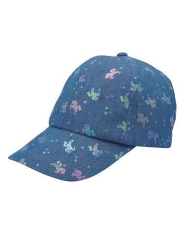 maximo Mini Girl-Cap, Einhorn Gummiriegel 51 Denim von maximo