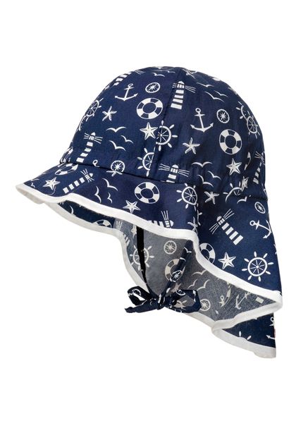 maximo Flapper Mädchen Nackenschutz Bindeband marine von maximo