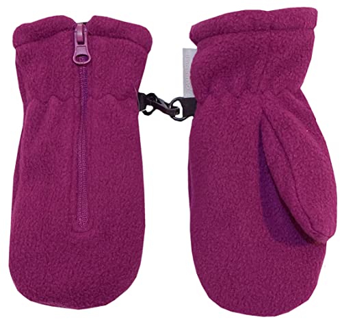 maximo Fleece Fäustling Reißverschluss Größe: 1 Farbe: pink von maximo