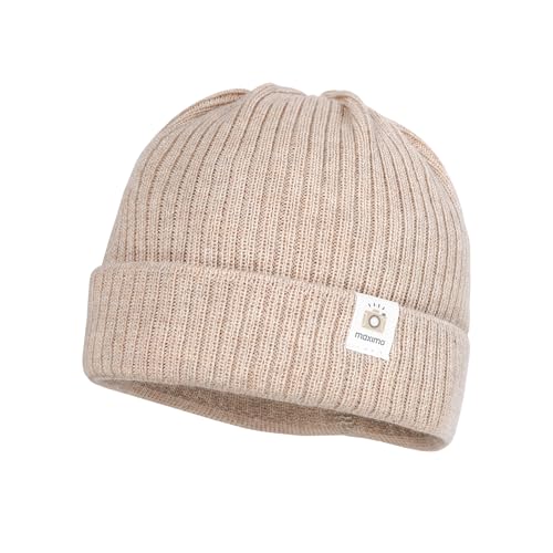maximo GOTS Baby-Beanie, Rippe Umschlag Made in Germany maximo GOTS Baby-Beanie, Rippe Umschlag Made in Germany von maximo