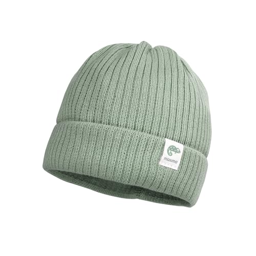 maximo GOTS Baby-Beanie, Rippe Umschlag Made in Germany maximo GOTS Baby-Beanie, Rippe Umschlag Made in Germany von maximo