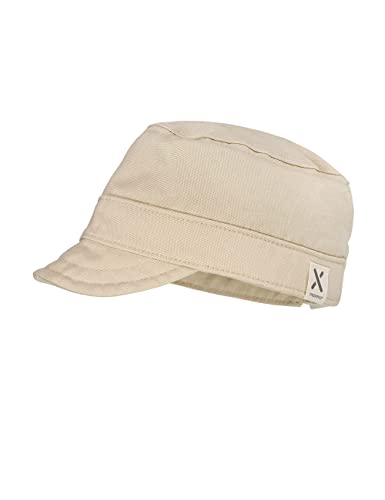 maximo GOTS Kids Armycap Army Cap Kindercap Baumwollcap (49 cm - Hellbeige) von maximo